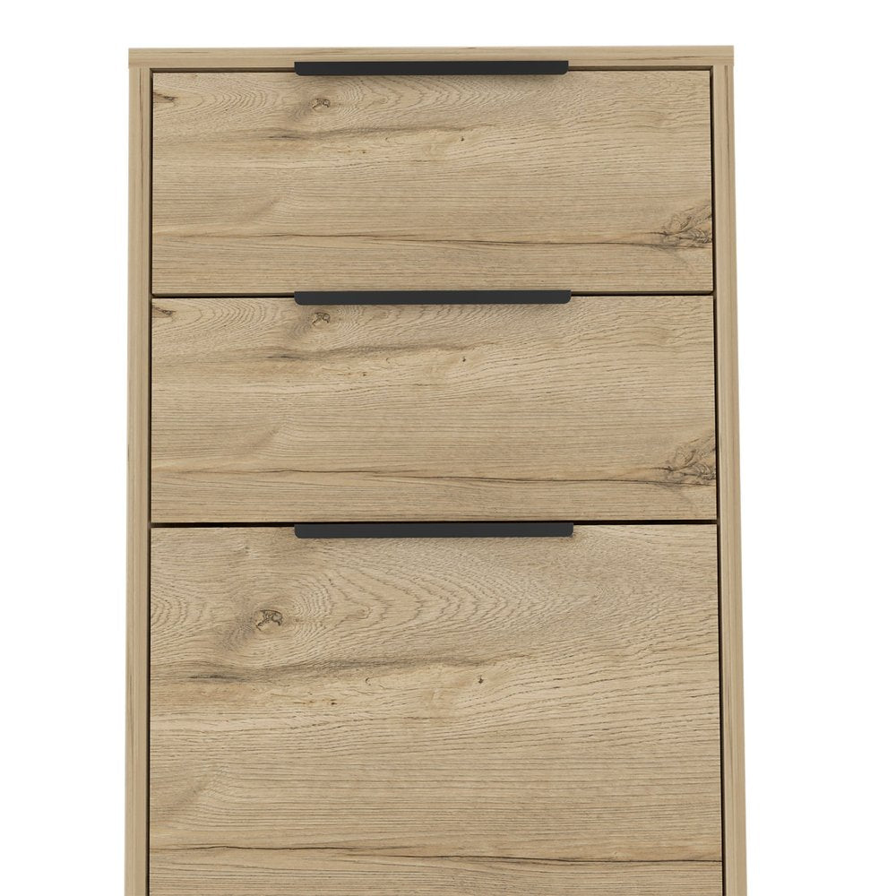 Natural Wood Four Drawer Double Dresser - 47-inch