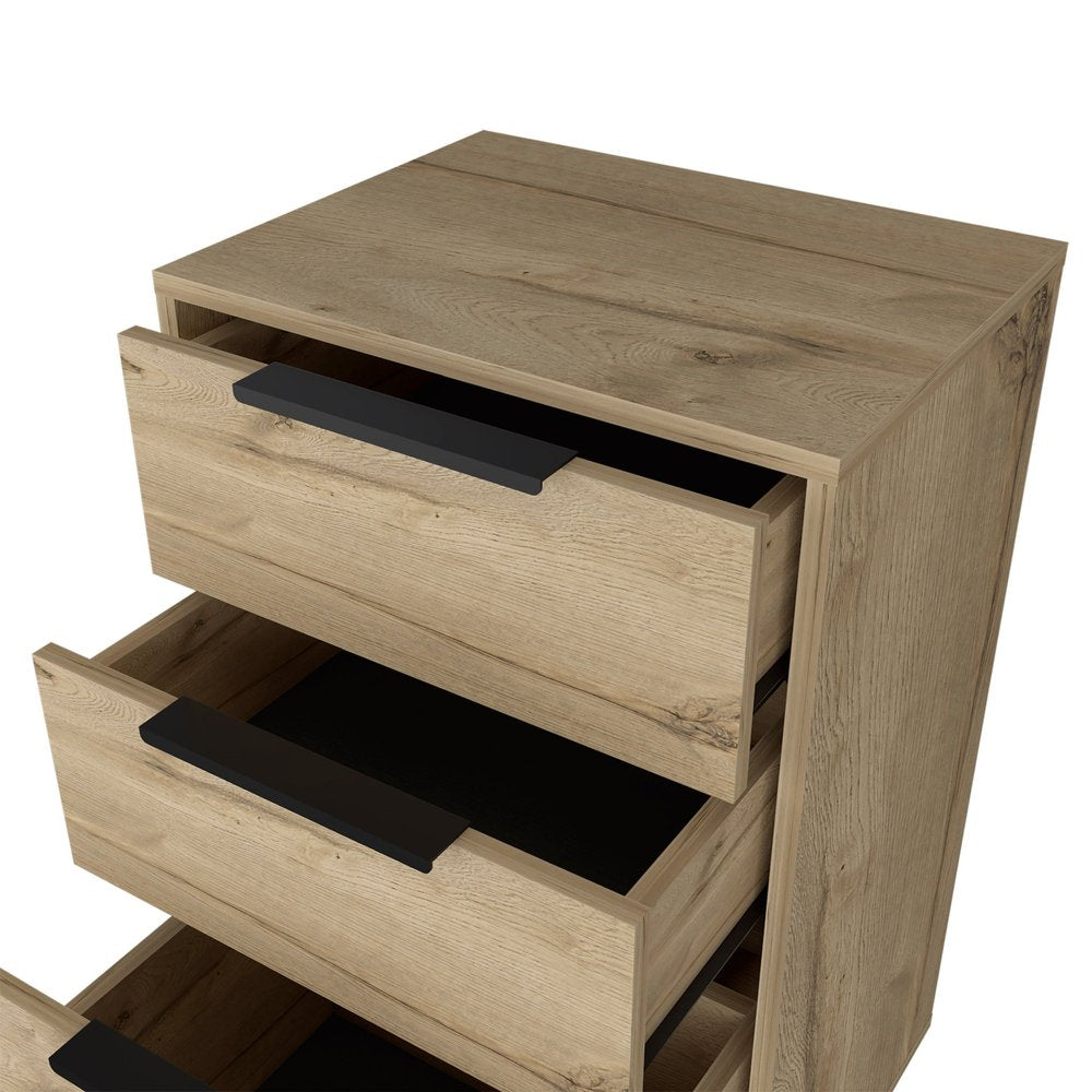 Natural Wood Four Drawer Double Dresser - 47-inch
