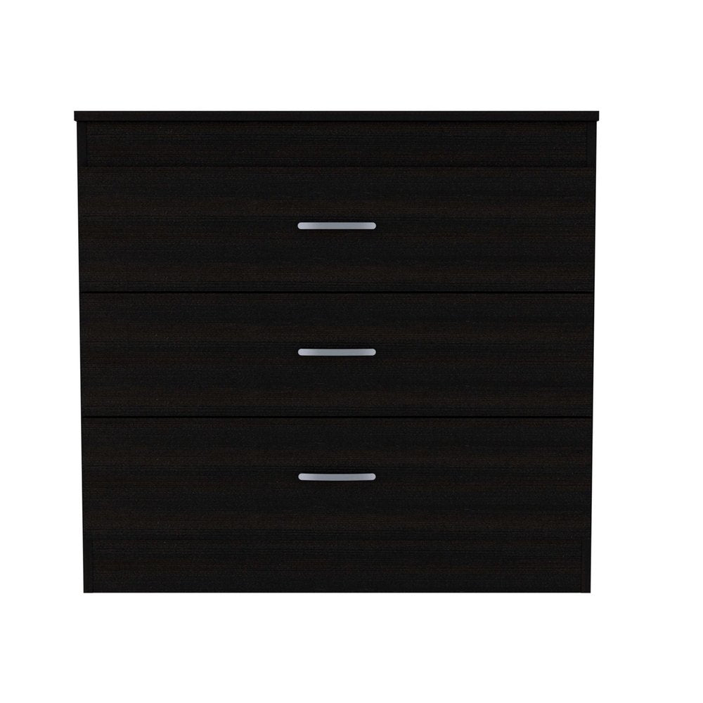 Black Three Drawer Dresser - 32-inch