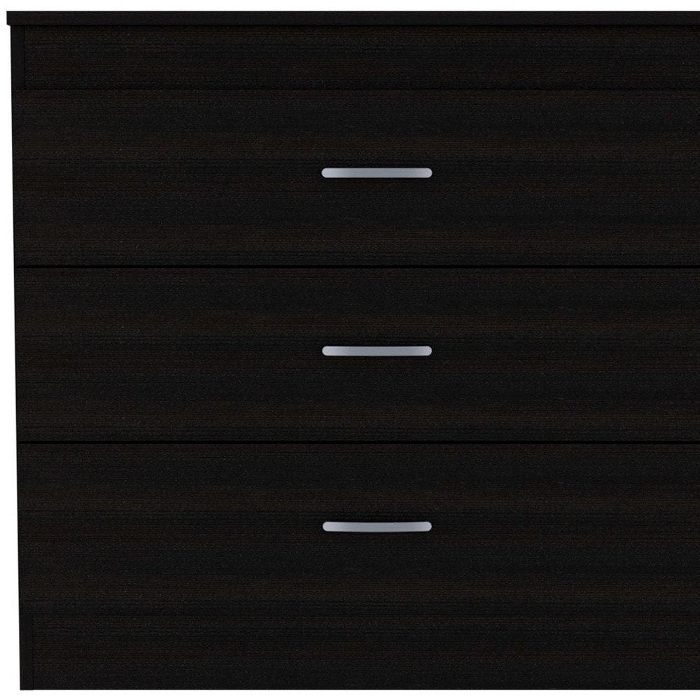 Black Three Drawer Dresser - 32-inch