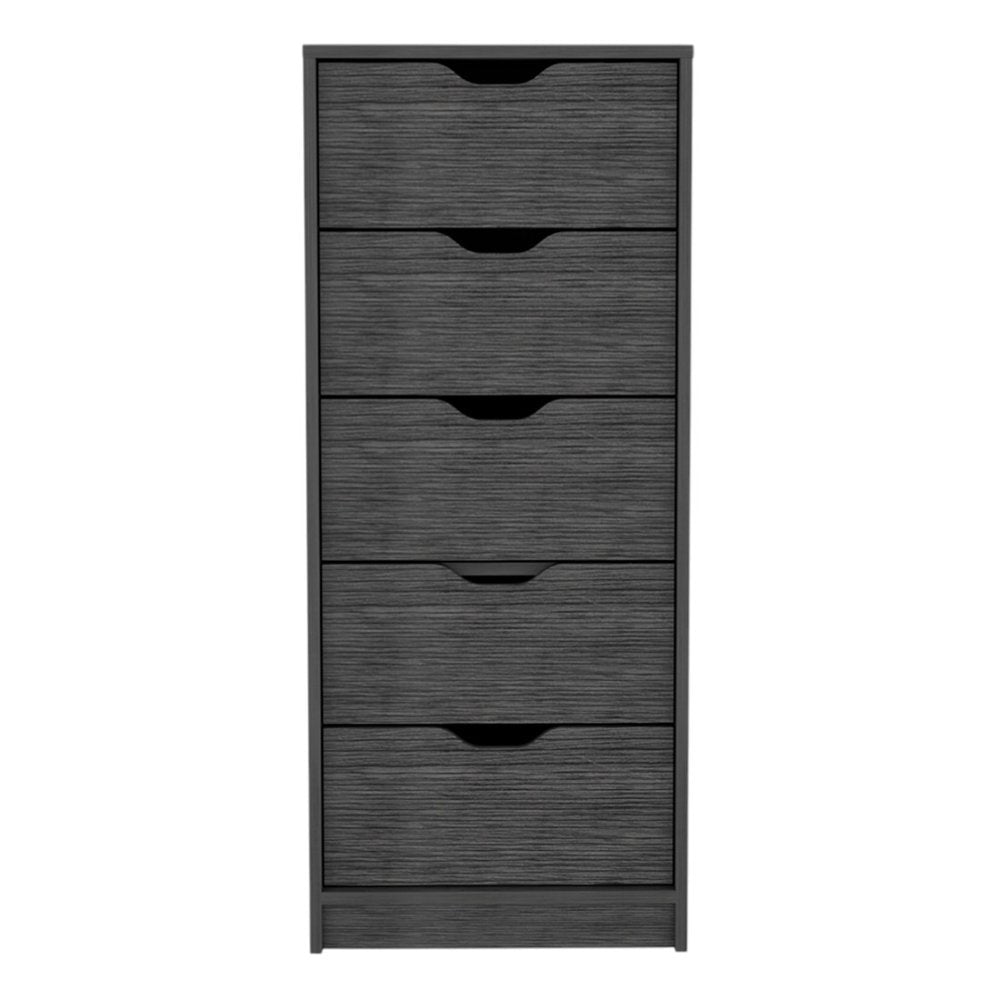 White Five Drawer Standard Chest - 18-inch