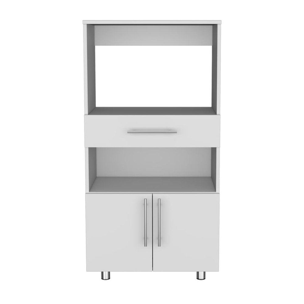 White Wood Pantry or Storage Closet - 48-inch