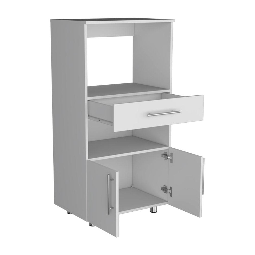 White Wood Pantry or Storage Closet - 48-inch