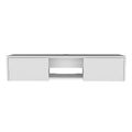 White Floating Mount TV Stand - 49-inch