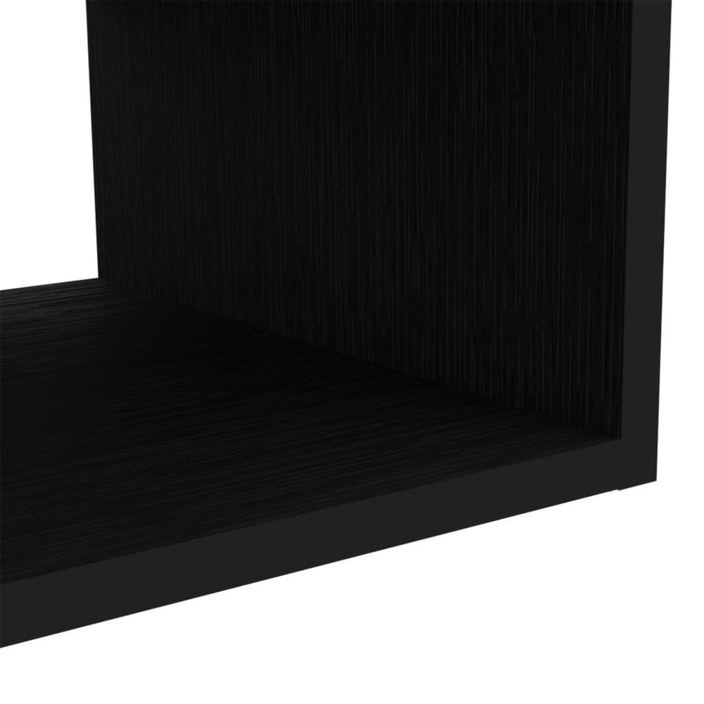 Black Floating Mount Entertainment Center - 48-inch