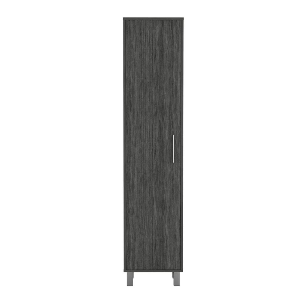 Gray Wood Pantry or Storage Closet - 71-inch