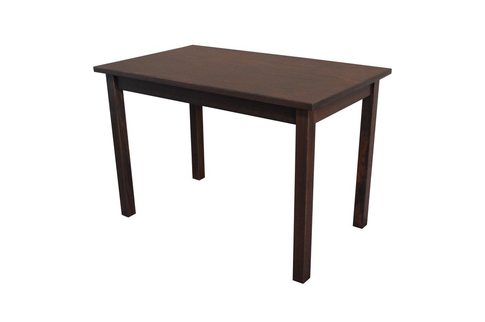 Raw Umber Solid Wood Dining Table - 48-inch