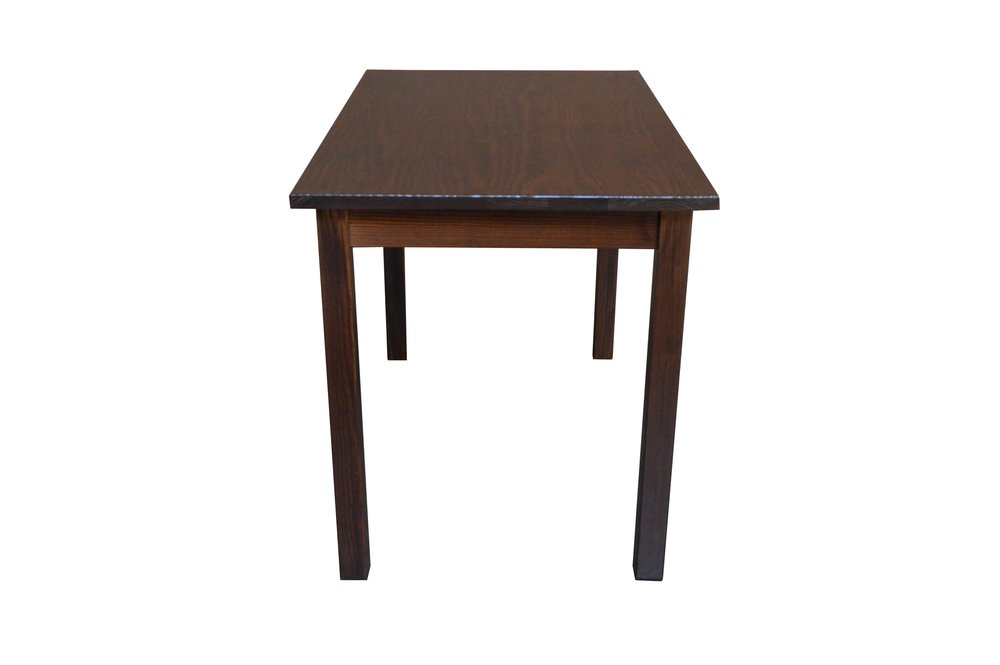 Raw Umber Solid Wood Dining Table - 48-inch