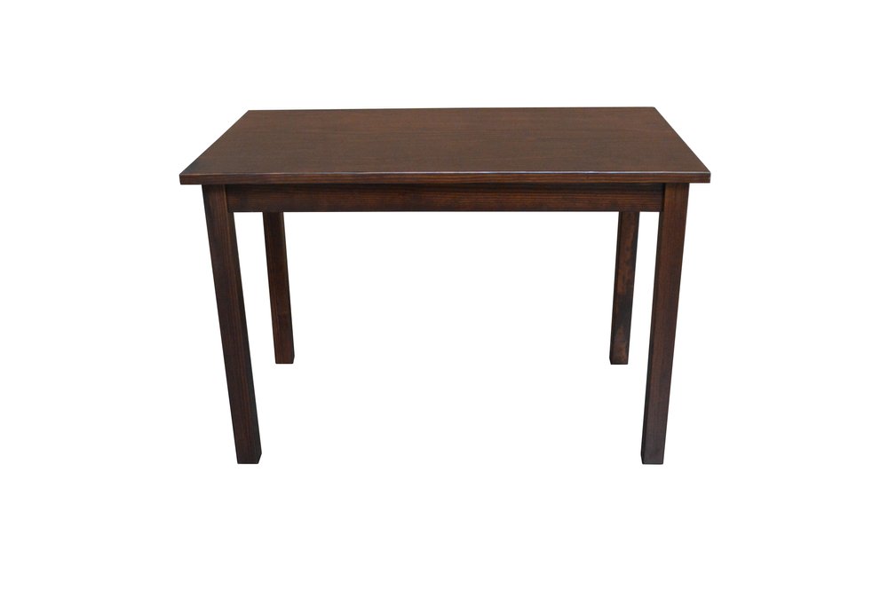 Raw Umber Solid Wood Dining Table - 48-inch