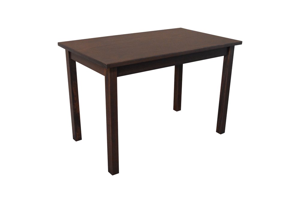 Raw Umber Solid Wood Dining Table - 48-inch