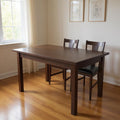 Raw Umber Solid Wood Dining Table - 48-inch