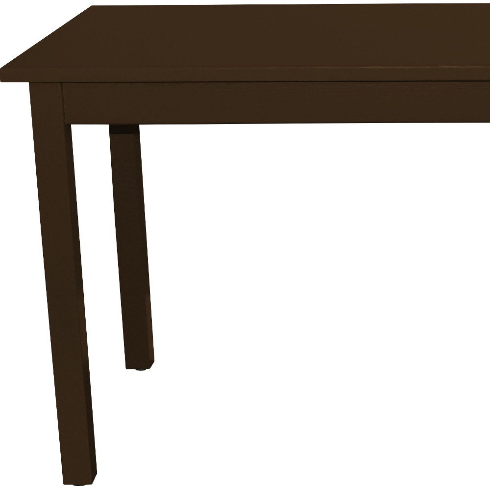 Coffee Solid Wood Dining Table - 48-inch