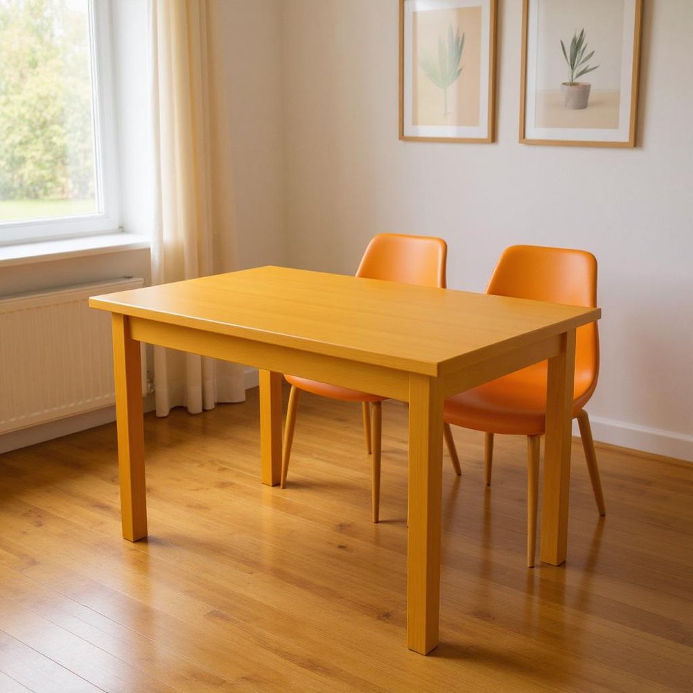Goldenrod Solid Wood Dining Table - 48-inch