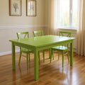 Chartreuse Solid Wood Dining Table - 48-inch