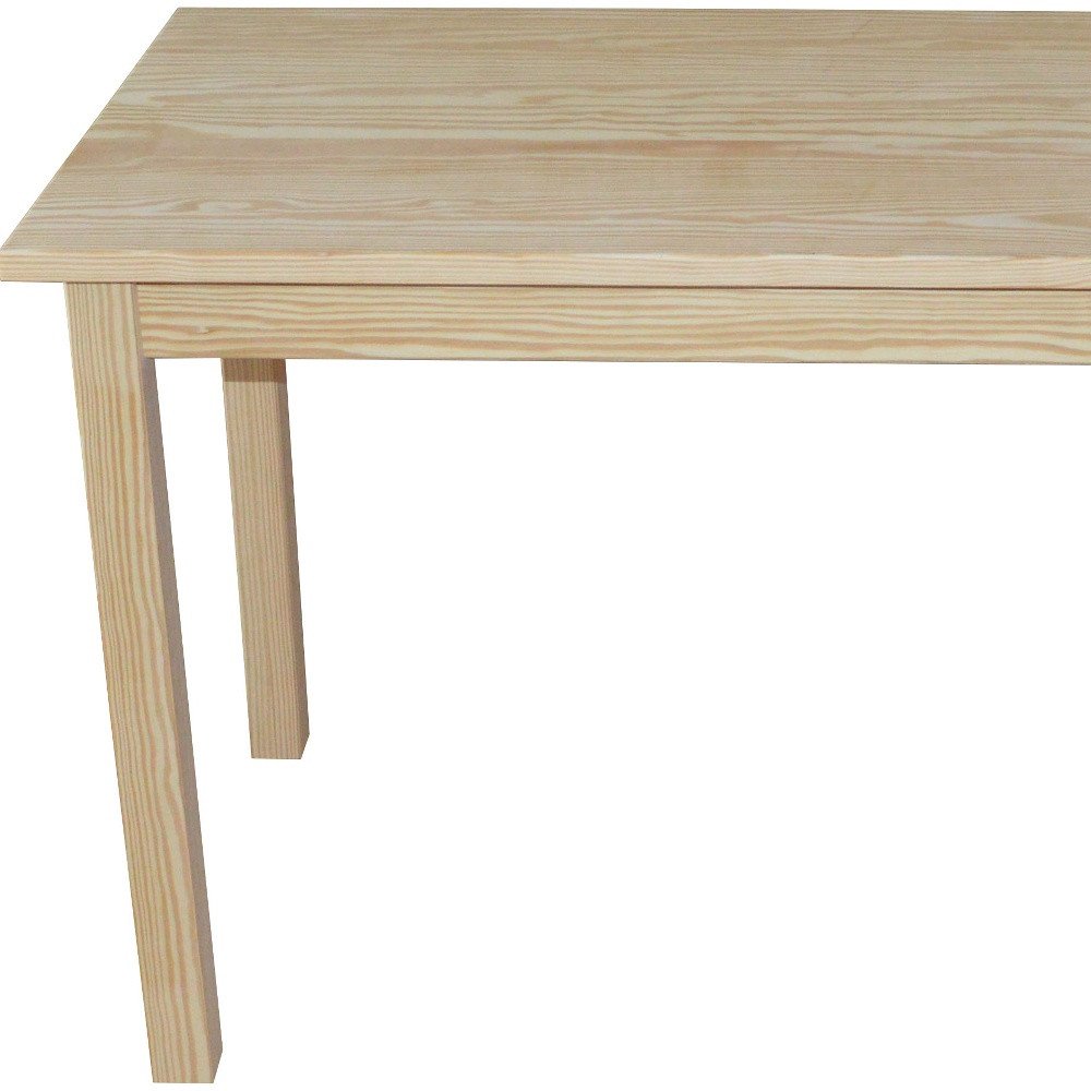 Natural Solid Wood Dining Table - 48-inch