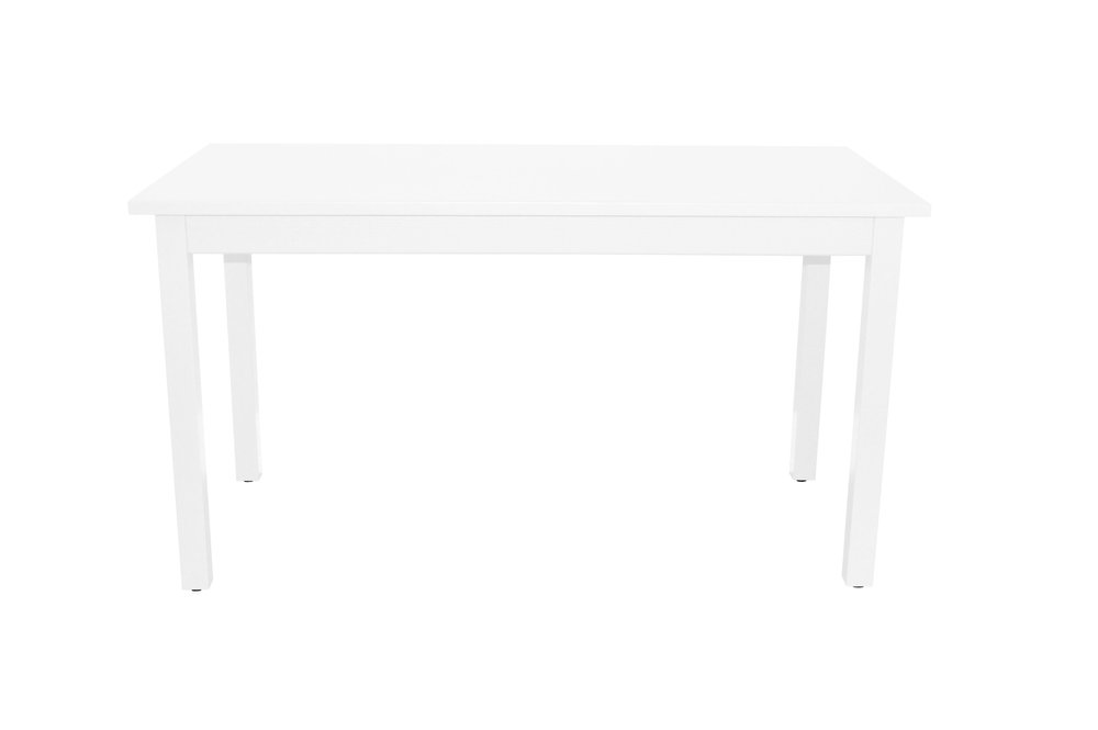 White Solid Wood Dining Table - 48-inch