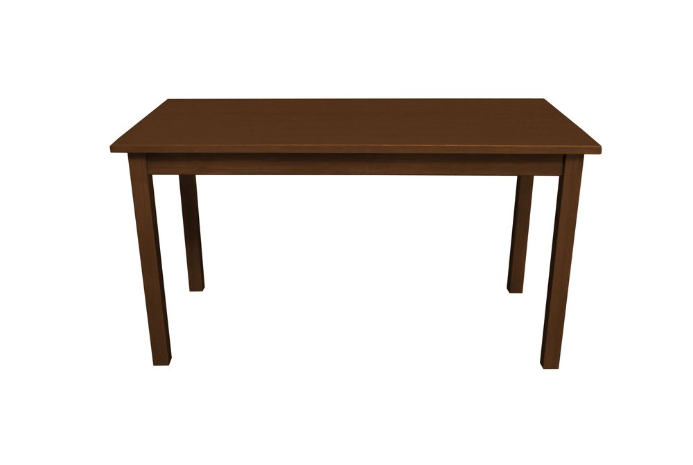 Raw Umber Solid Wood Dining Table - 60-inch