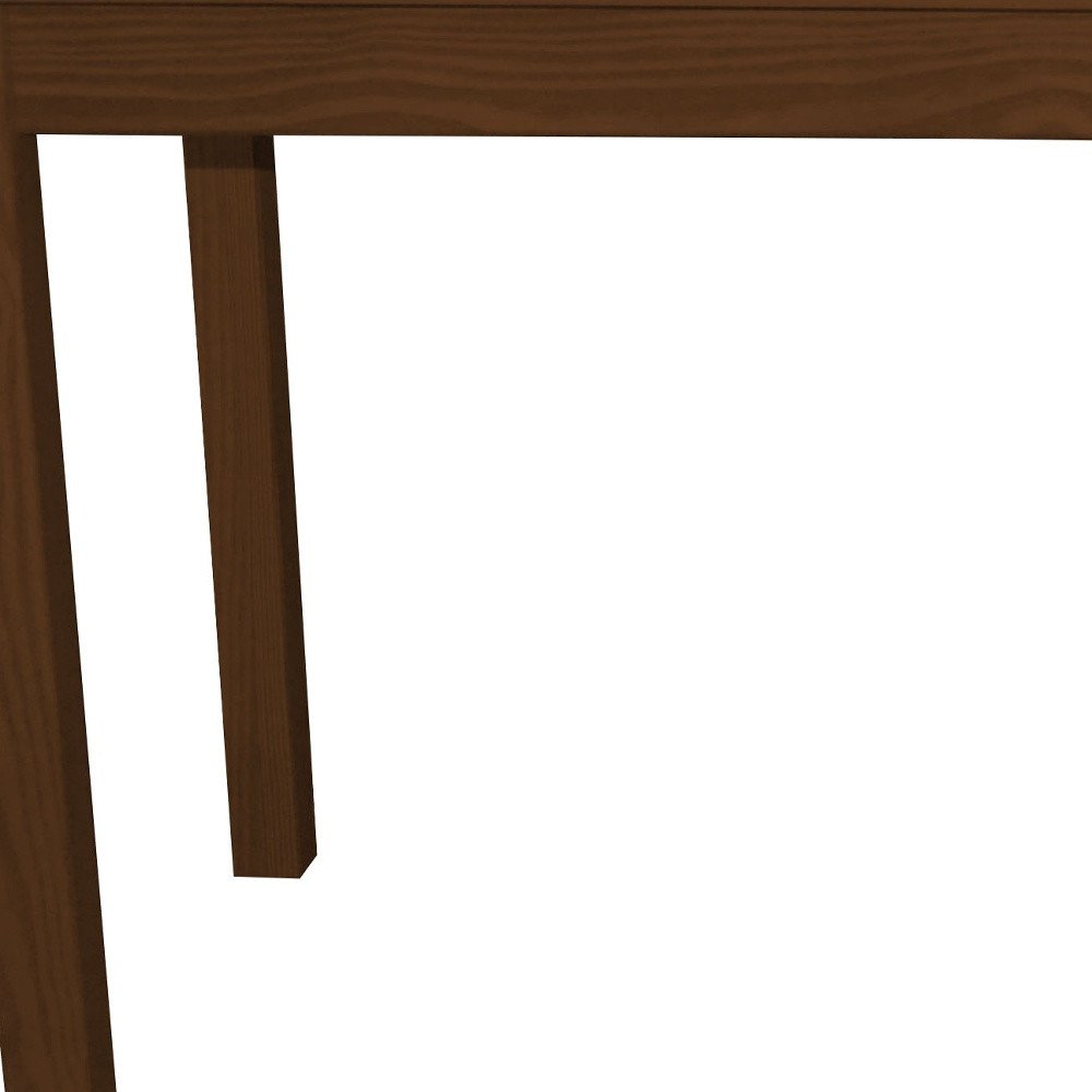 Raw Umber Solid Wood Dining Table - 60-inch