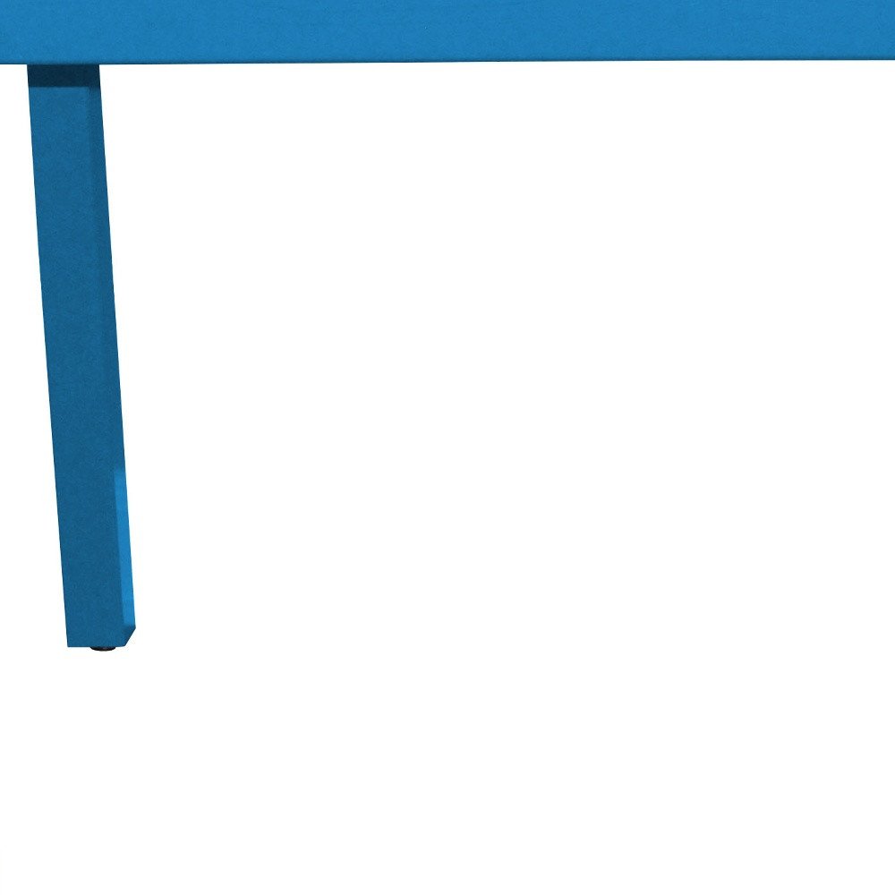 Caribbean Blue Solid Wood Dining Table - 60-inch