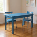 Caribbean Blue Solid Wood Dining Table - 60-inch