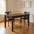 Coffee Solid Wood Dining Table - 60-inch