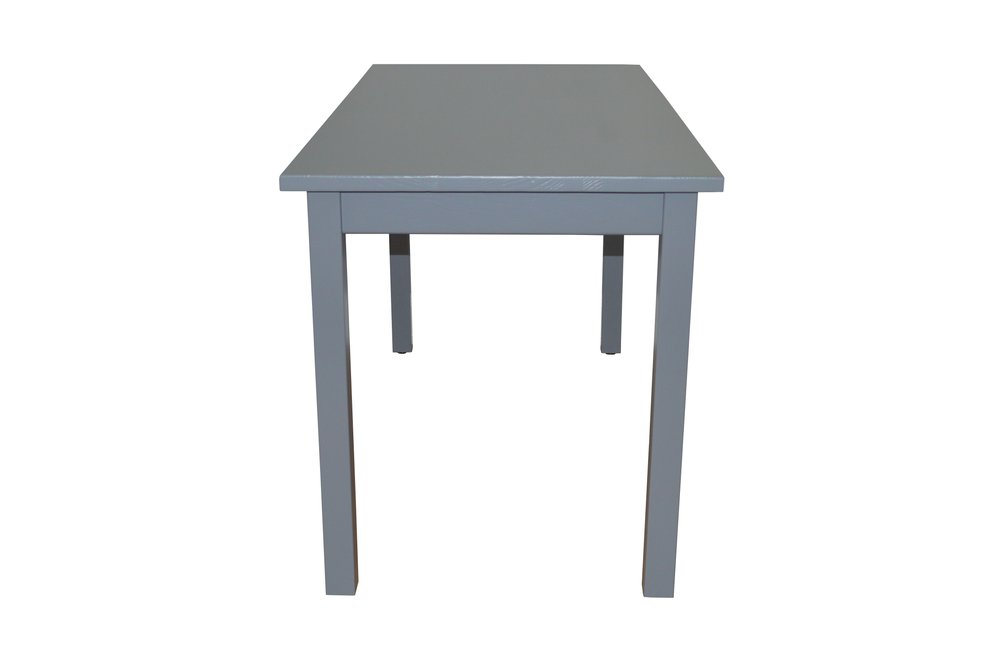 Gray Solid Wood Dining Table - 60-inch