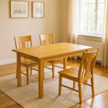 Goldenrod Solid Wood Dining Table - 60-inch
