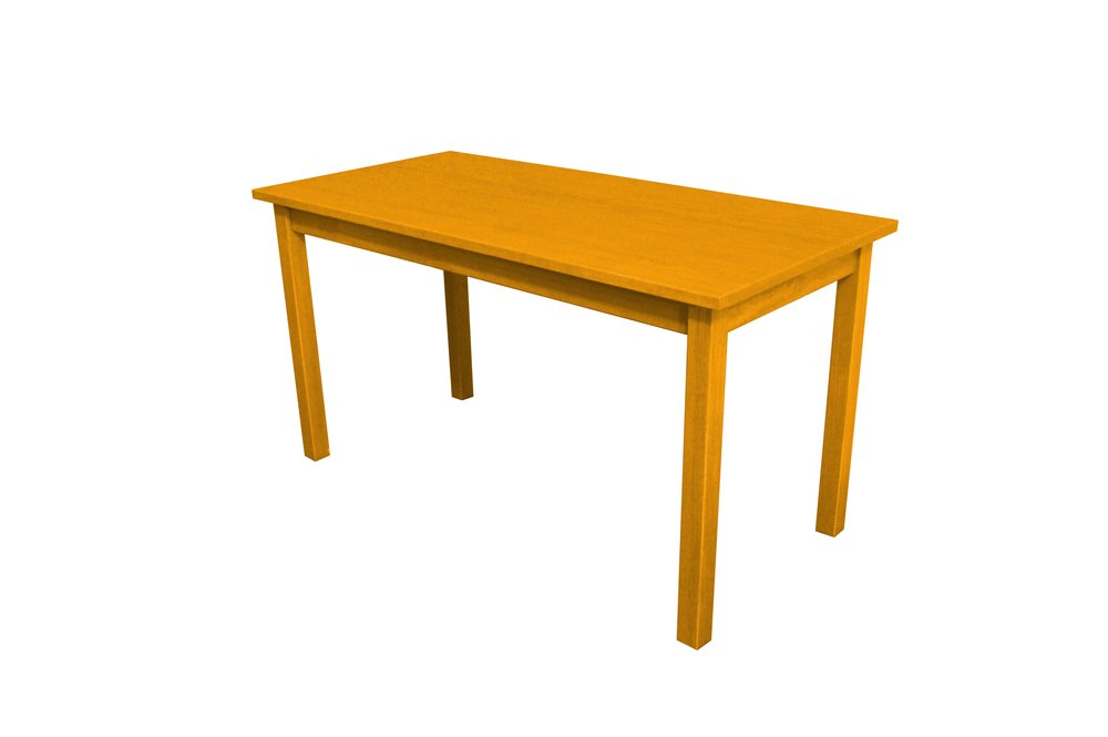 Goldenrod Solid Wood Dining Table - 60-inch