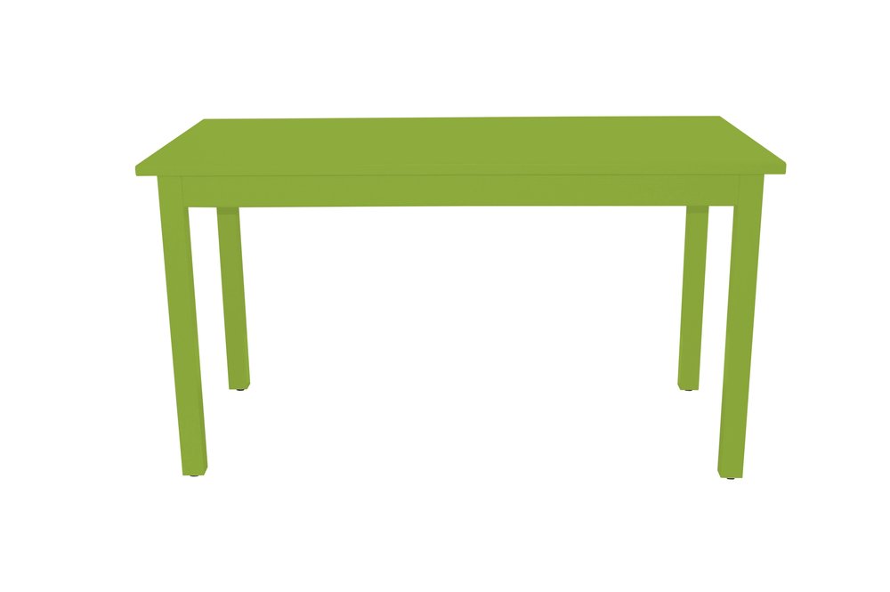Chartreuse Solid Wood Dining Table - 60-inch