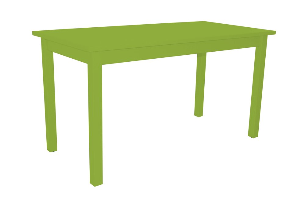 Chartreuse Solid Wood Dining Table - 60-inch