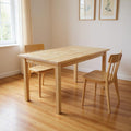 Natural Solid Wood Dining Table - 60-inch