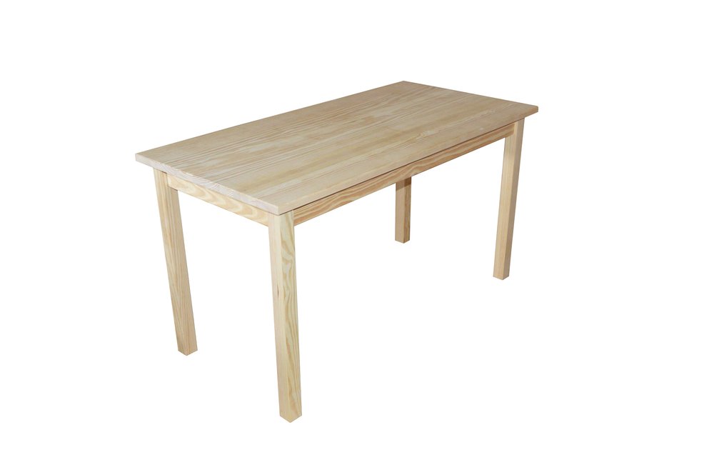 Natural Solid Wood Dining Table - 60-inch