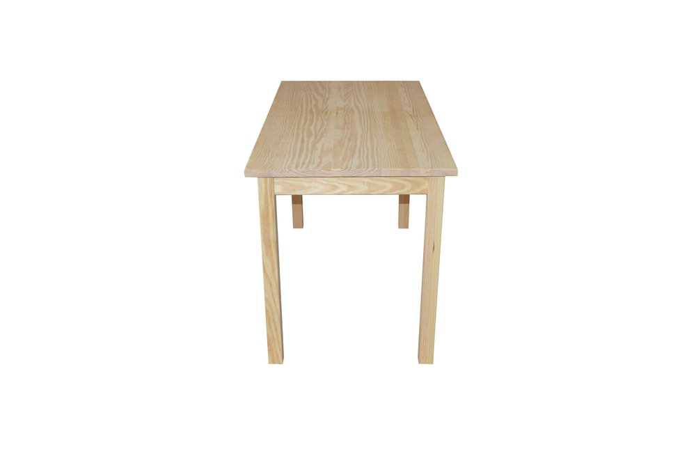 Natural Solid Wood Dining Table - 60-inch