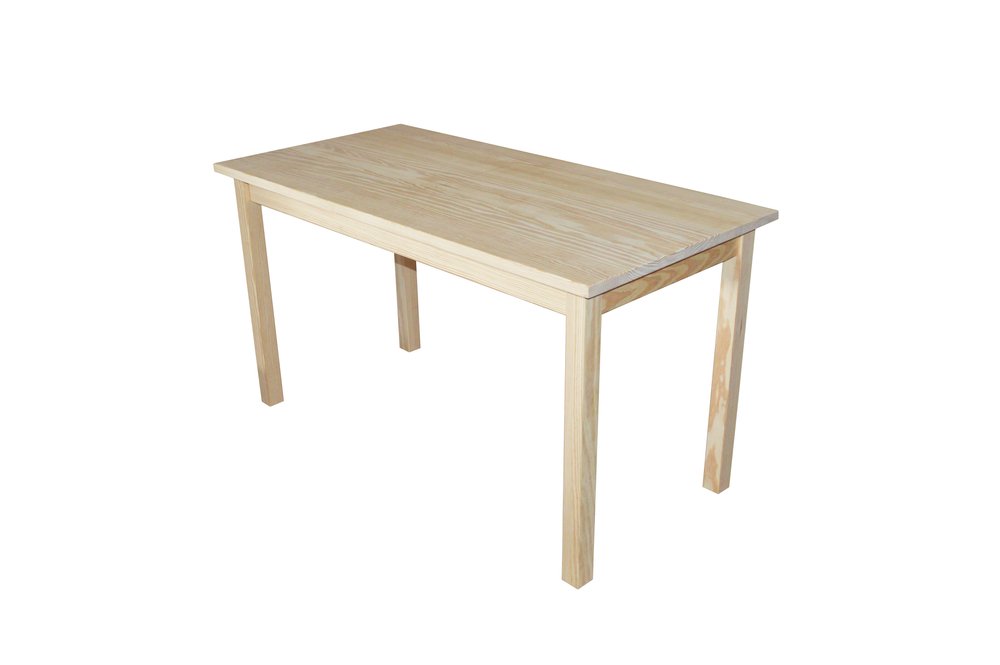 Natural Solid Wood Dining Table - 60-inch