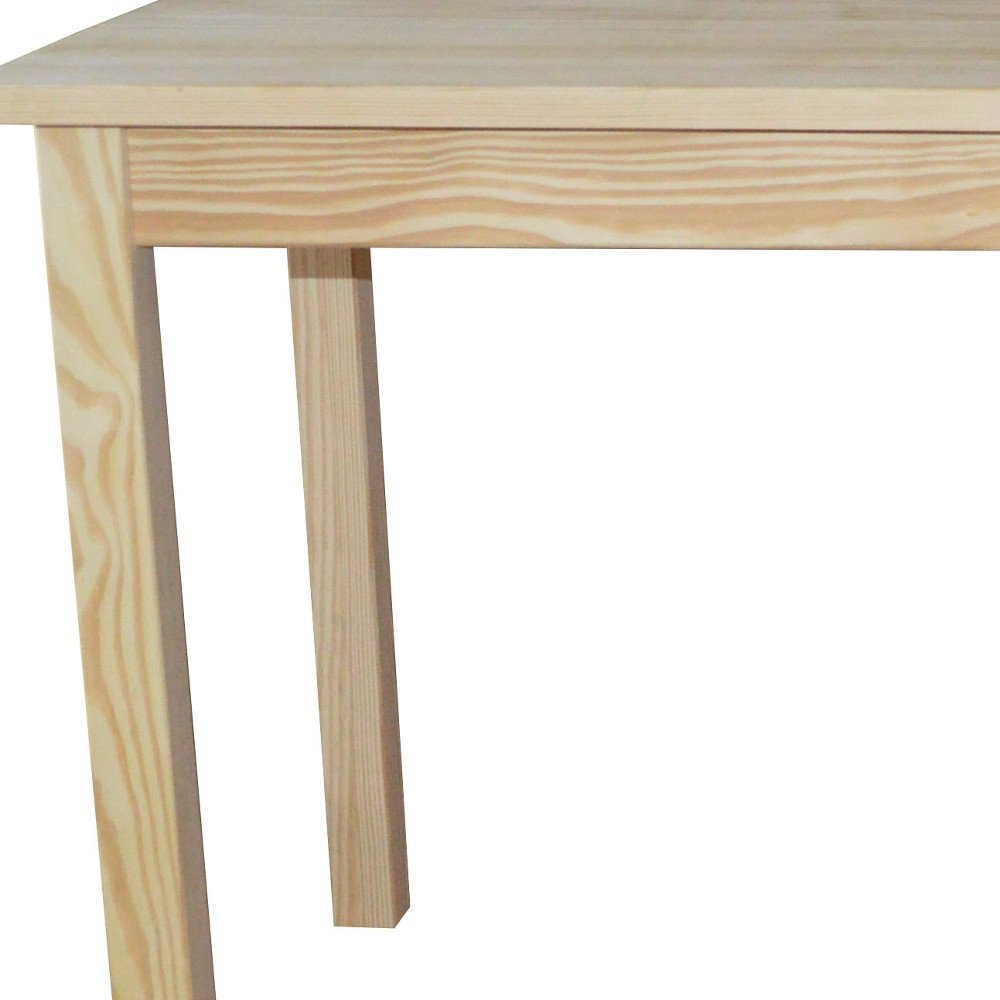 Natural Solid Wood Dining Table - 60-inch