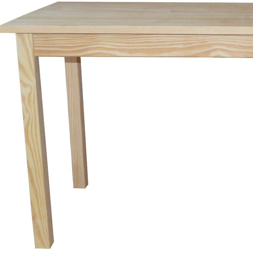 Natural Solid Wood Dining Table - 60-inch
