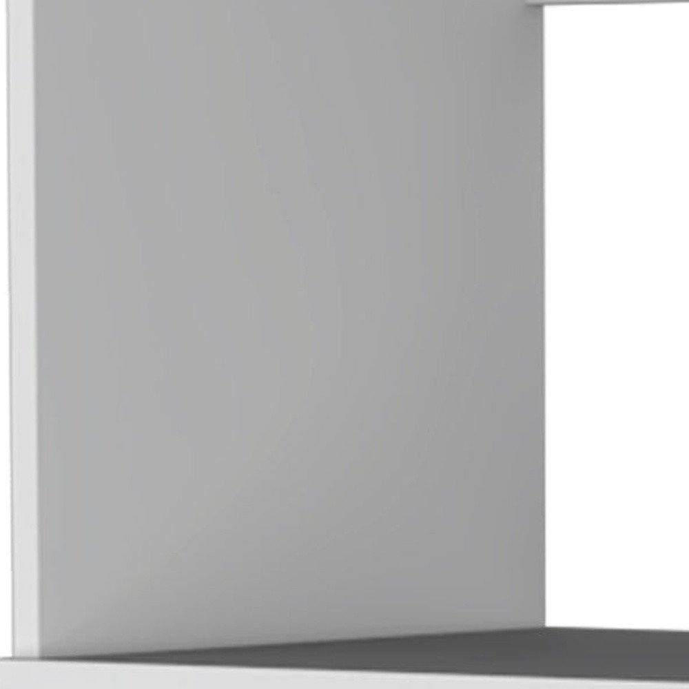 White Wood Pantry or Storage Closet - 17-inch