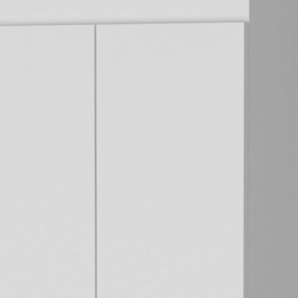White Wood Pantry or Storage Closet - 67-inch