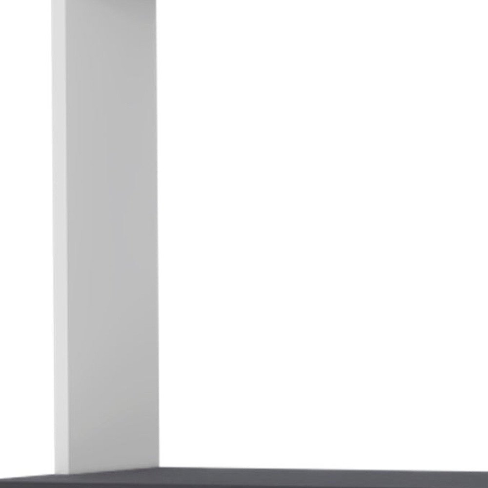 Black and White Wood Pantry or Storage Closet - 66-inch