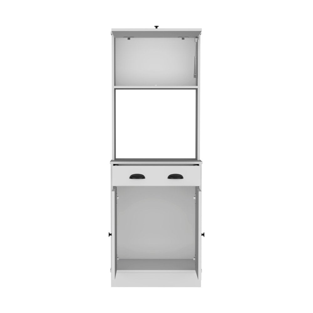 White Wood Pantry or Storage Closet - 66-inch