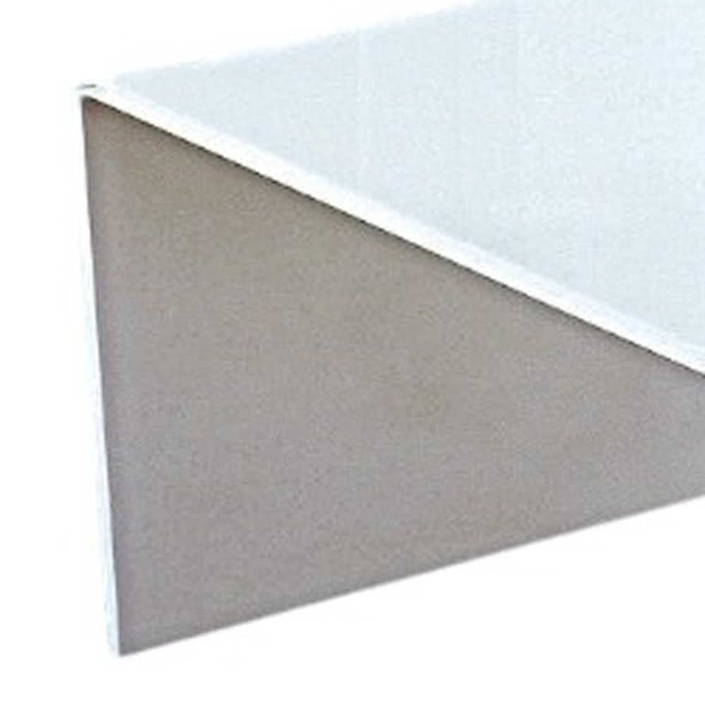 White Glass Sled Coffee Table - 24-inch