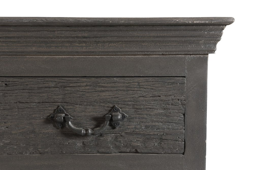 Brown Solid Wood Seven Drawer Double Dresser - 64-inch