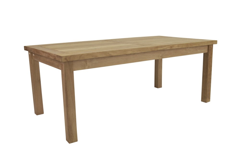 Natural Solid Wood Outdoor Coffee Table - 47-inch