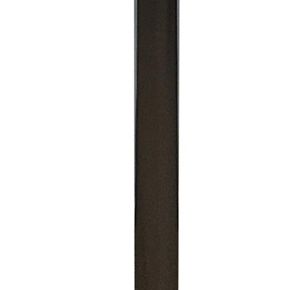 White and Silver Wood and Metal Pedestal Base Round Top Dining Table - 36-inch