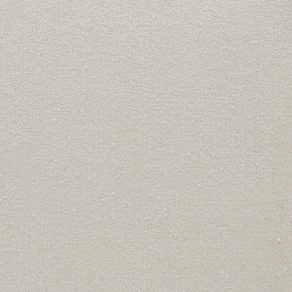 White Upholstered Faux Linen Dining Arm Chair