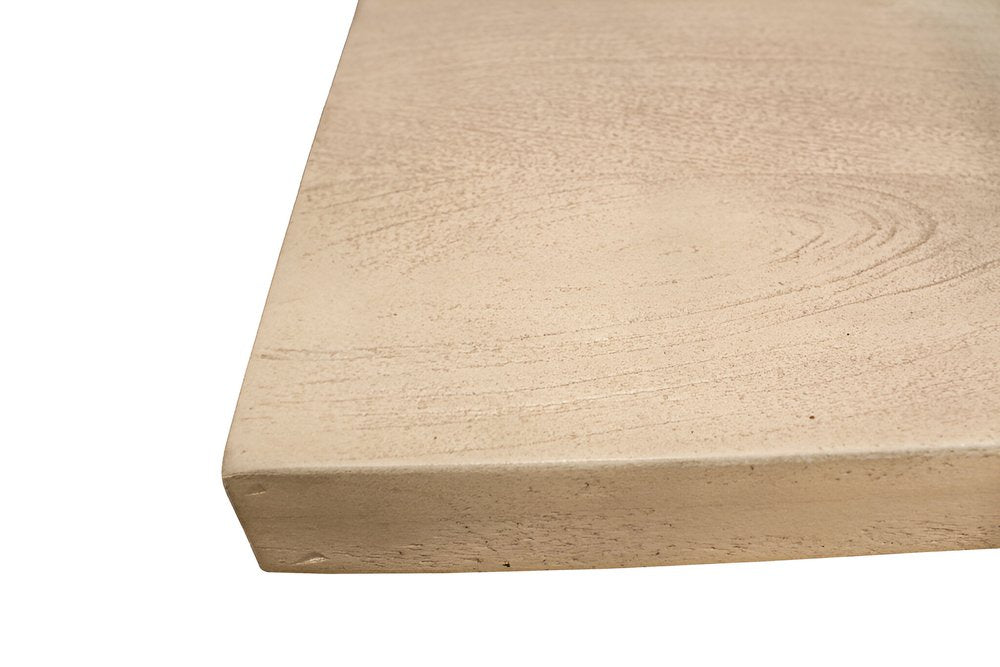 Natural and Brown Solid Wood Pedestal Base Dining Table - 72-inch