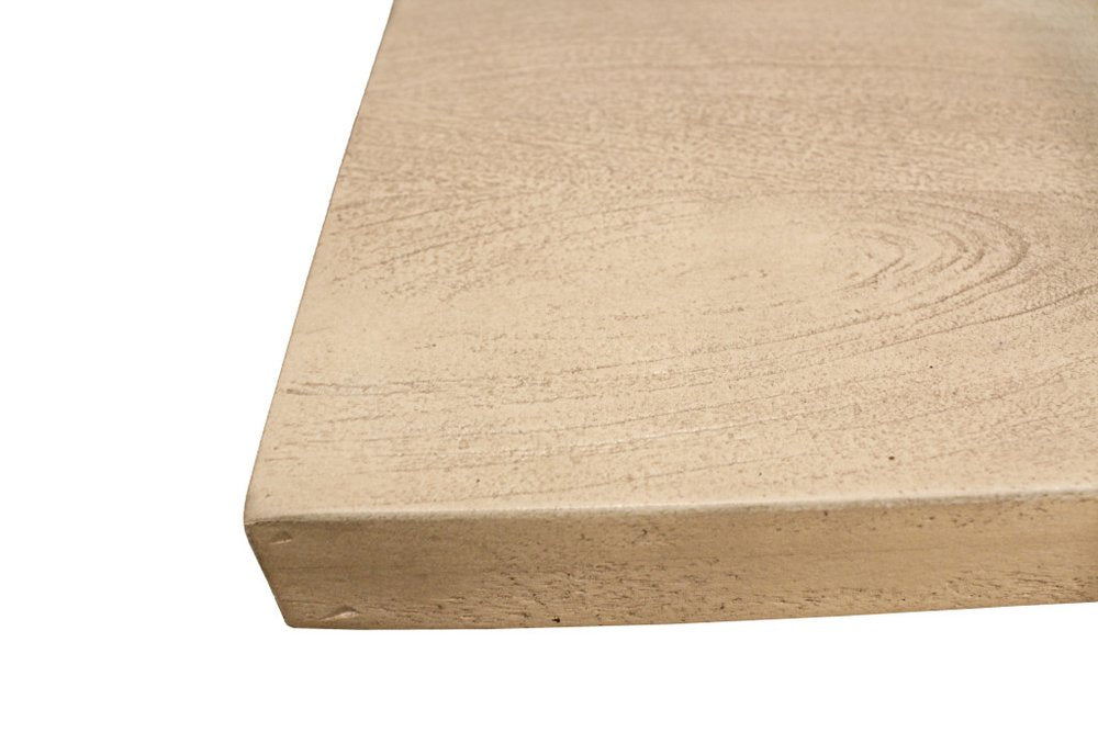 Natural Solid Wood Pedestal Base Dining Table - 108-inch