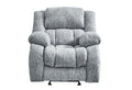 Gray Fabric Gliding Recliner - 40-inch