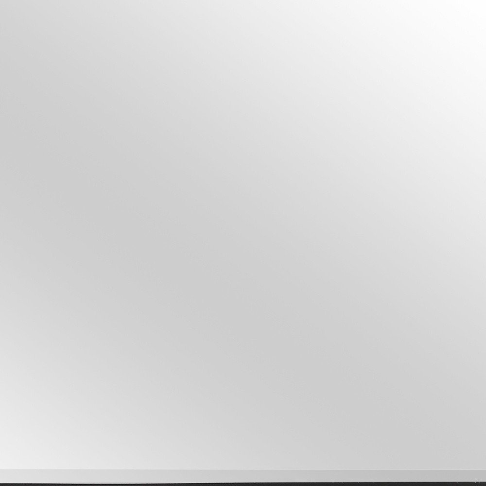 Black and Gold Faux Crystal and Wood Dresser Mount Framed Mirror - 36-inch