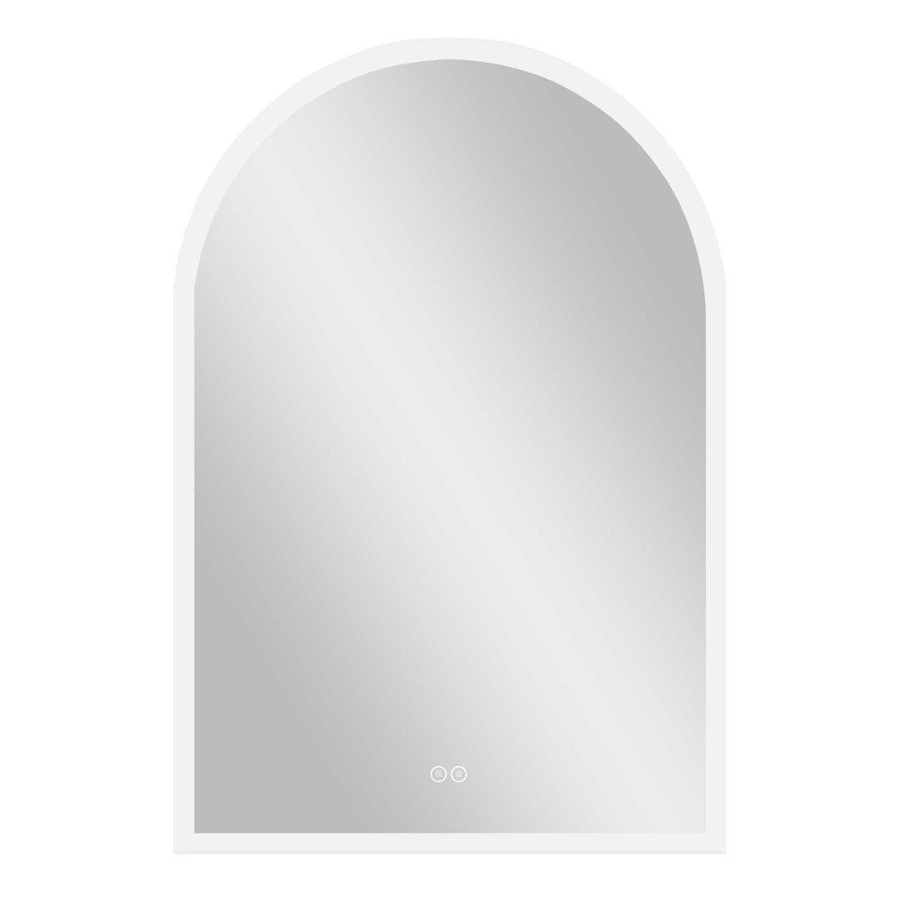 Clear Arch Unframed LED Lighted Bathroom Vanity Mirror - 38-inch